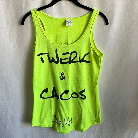 Club Med Twerk & Cacos tank, size S - Picture 1 of 8
